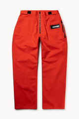 Aries Arise - Walking Trousers - Red - Unisex-Pantalons et Shorts-STAR31100