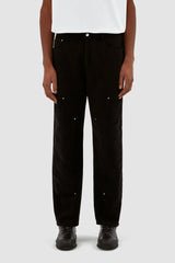 Arte Antwerp - Jules Workwear Pants - Black-Pantalons et Shorts-AW23-080P