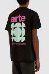 Arte Antwerp - Tommy Back Tikane T-shirt - Black-T-shirts-AW23-009T