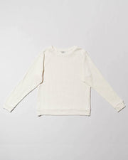 Baserange - Basic Sweat en Molleton de Coton - Blanc-Pulls et Sweats-FBSRI000