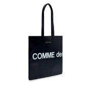 Comme Des Garçons Wallet - Huge Logo - Tote Bag - Black-Accessoires-SA9001HL