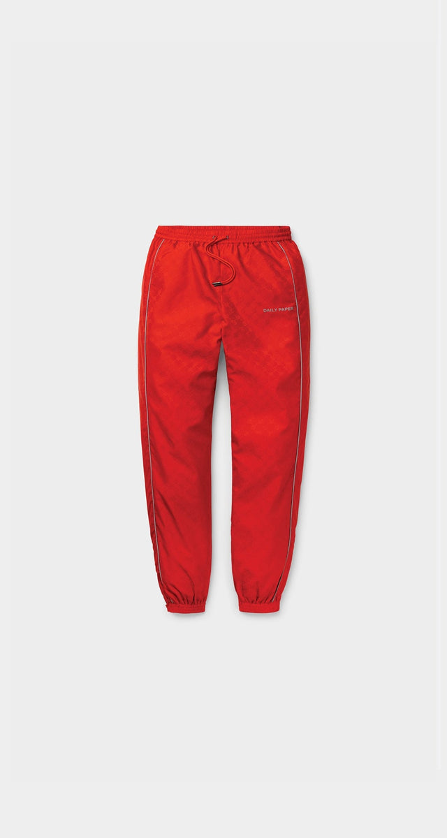 Daily Paper Mehdi Track Pant Red Monogram Men's