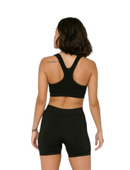 Organic Basics - Silver Tech Active - Women's Yoga Shorts Black-Sous-Vêtements-