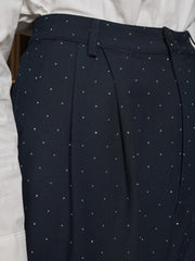 Sister Jane - Starry Night Trousers - Midnight Blue-Jupes et Pantalons-TR204NVY