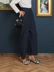 Sister Jane - Starry Night Trousers - Midnight Blue-Jupes et Pantalons-TR204NVY