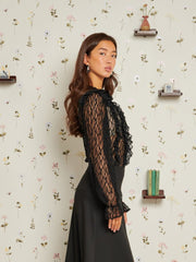 Sister Jane - Trifle Lace - Pitch Black-Tops-