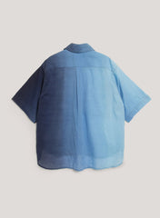 YMC - Eva Shirt - Blue-Chemises-Q2WAU