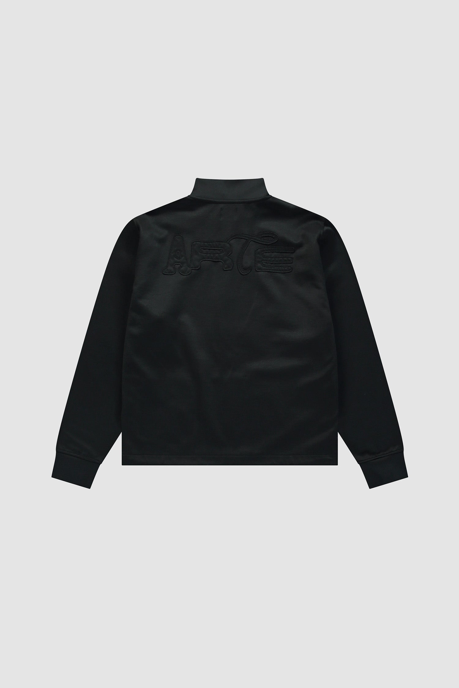 Arte Antwerp Polyform Track Jacket noire — packshot dos patch ARTE