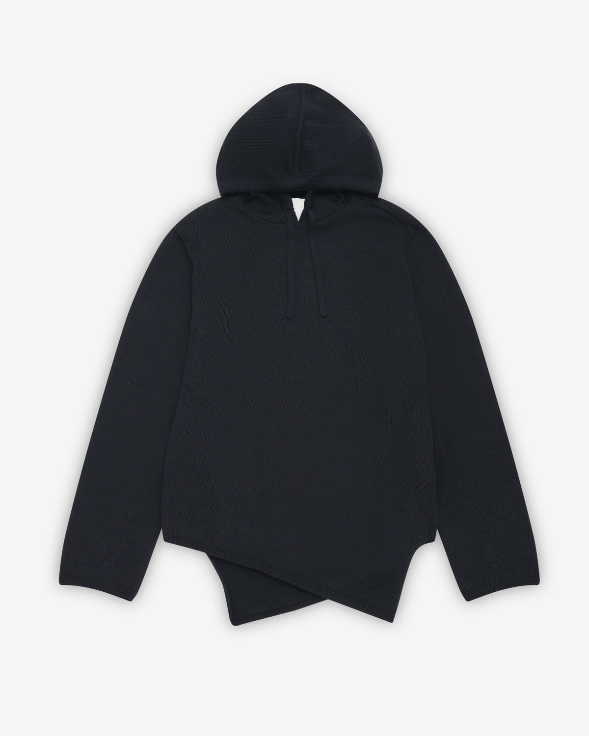 Comme Des Garçons Shirt sweatshirt Ted noir — packshot face ourlet asymétrique