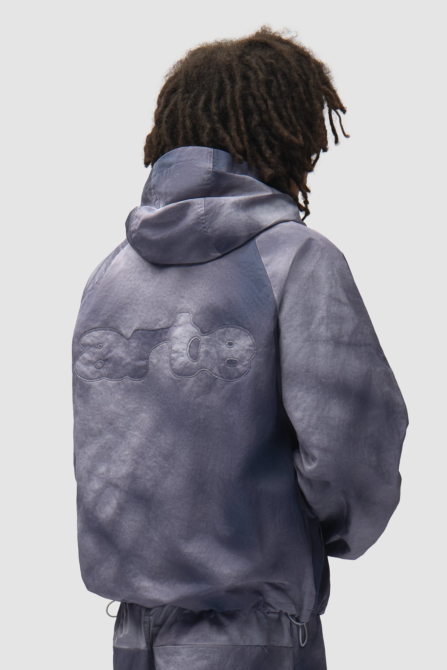 Arte Antwerp Sunfade Aero Track Jacket bleu marine — lookbook dos