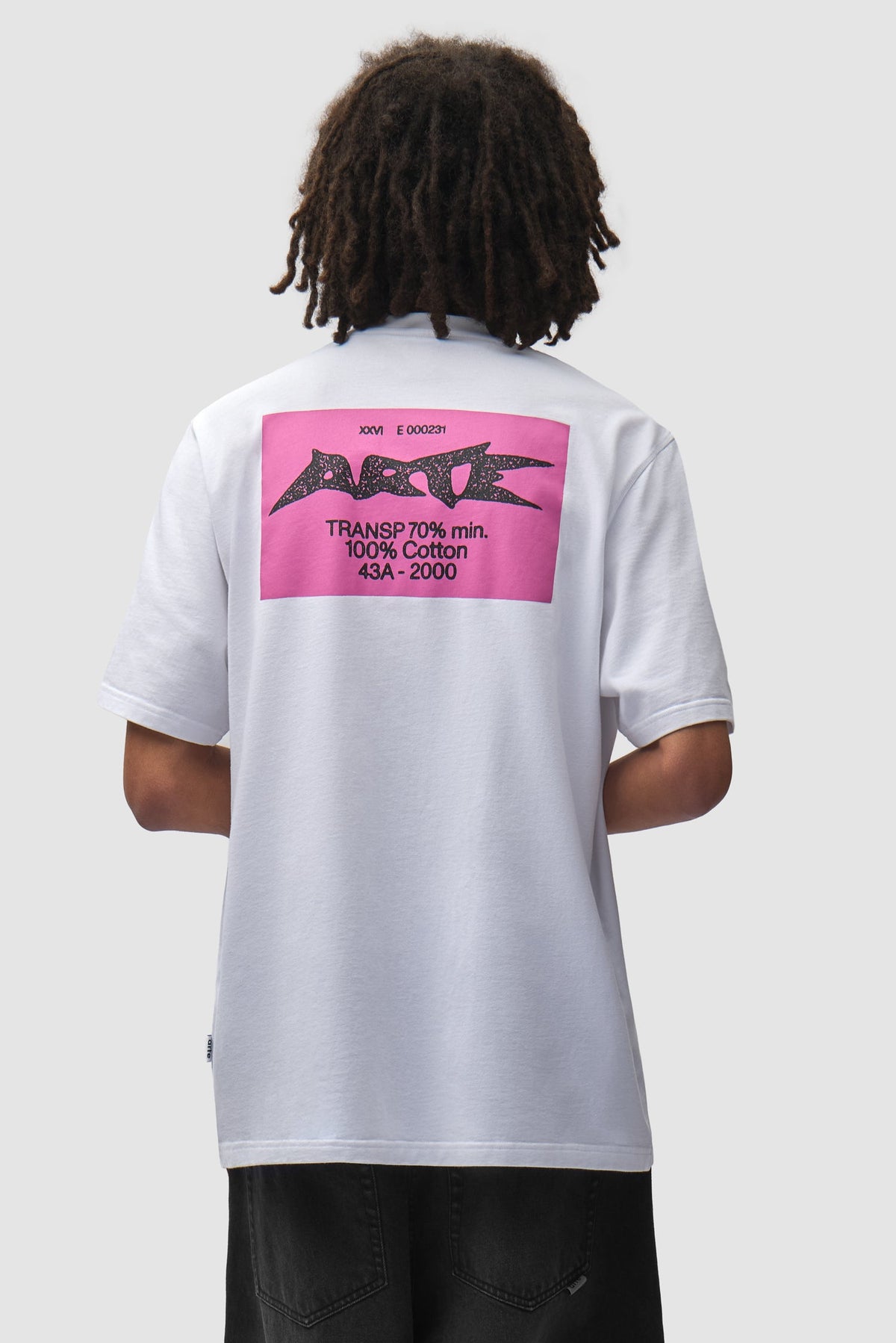 Arte Antwerp Composition T-shirt blanc — lookbook dos