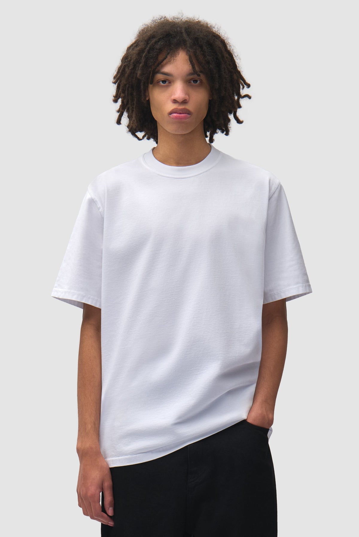 Arte Antwerp Tricolor Serial T-shirt blanc — lookbook face