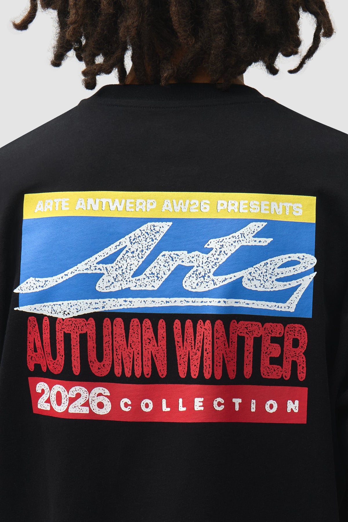 Arte Antwerp Mural T-shirt noir — détail graphisme Mural