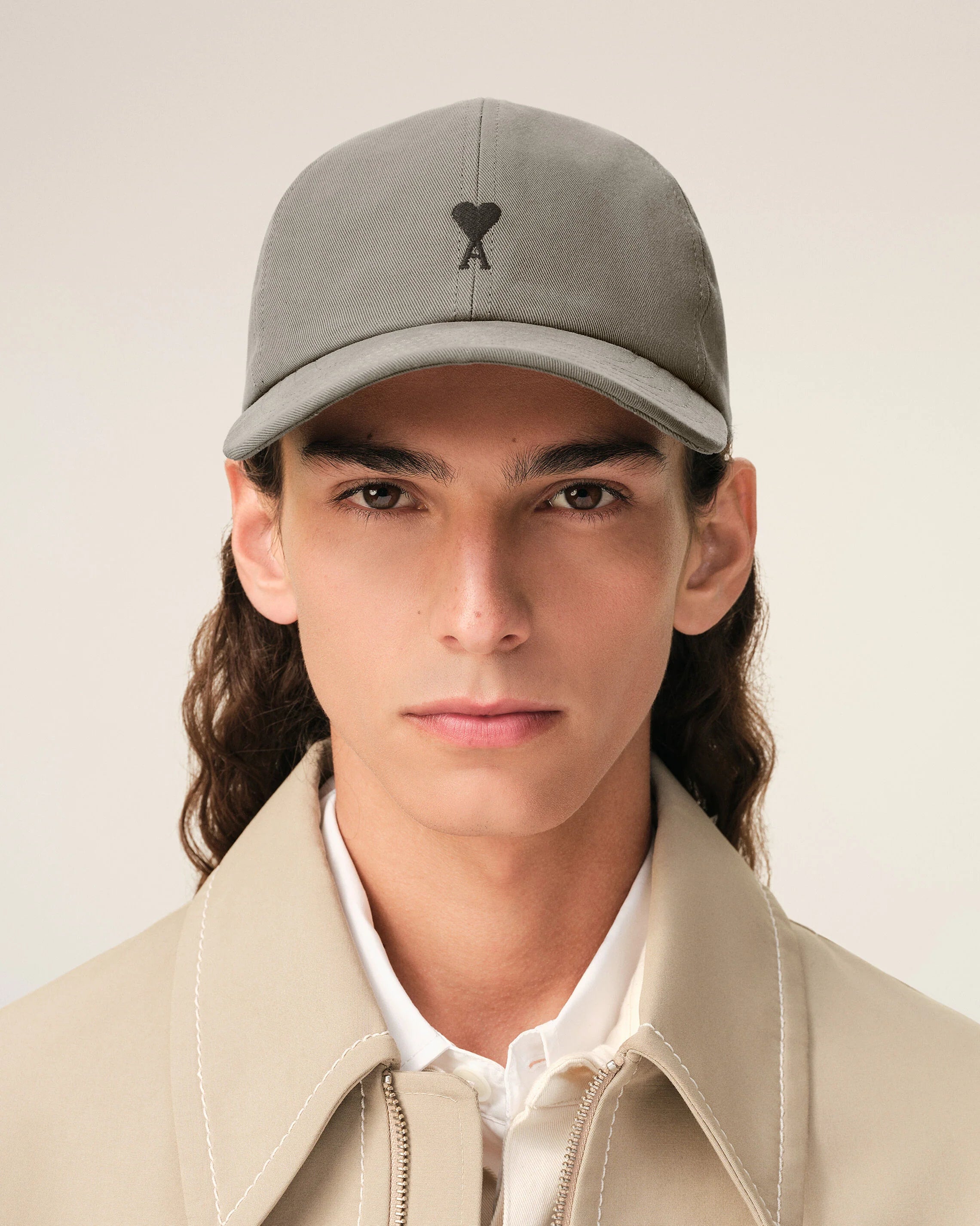 Ami Paris - Casquette Carbon Broderie Ami de Coeur noir