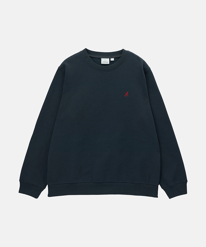 Gramicci One Point Crew Sweatshirt Noir vintage — packshot
