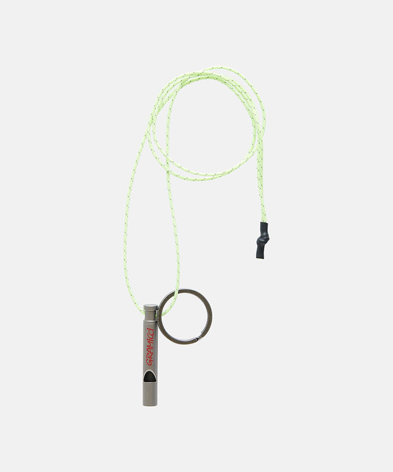 Gramicci Titanium Survival Whistle Vert lime — packshot