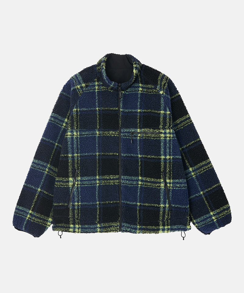 Gramicci Reversible Sherpa Plaid Jacket Carreaux / noir — packshot