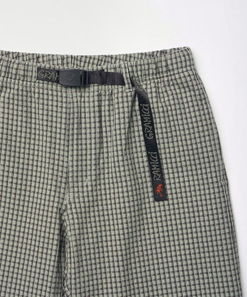 Gramicci Dobby Plaid Gramicci Pant Straight Fit Stone — profil