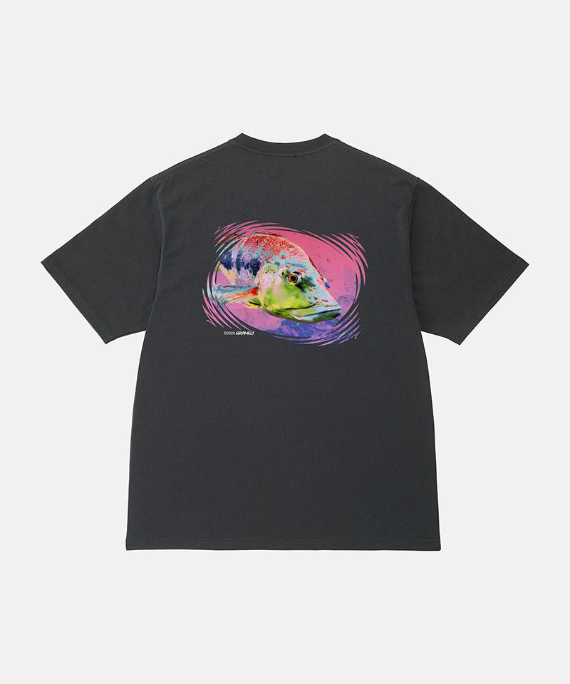 Gramicci Bass Tee Noir vintage — packshot