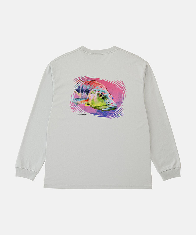 Gramicci Bass L/S Tee Mist — packshot