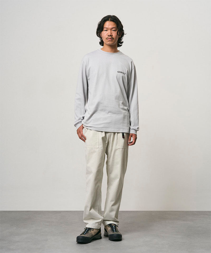 Gramicci Bass L/S Tee Mist — face