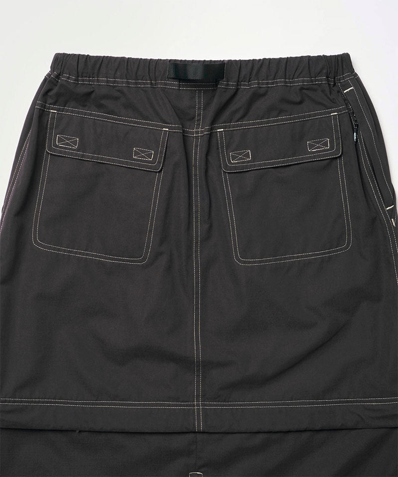 Gramicci WR Convertible Skirt Noir — détail