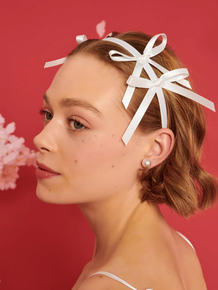 Sister Jane - Pixie Petal Alice Band - White