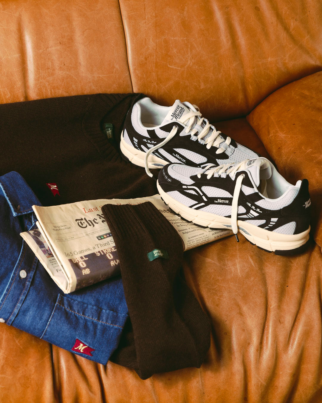 Mercer The Re-Run Vintage anthracite — lookbook nature morte