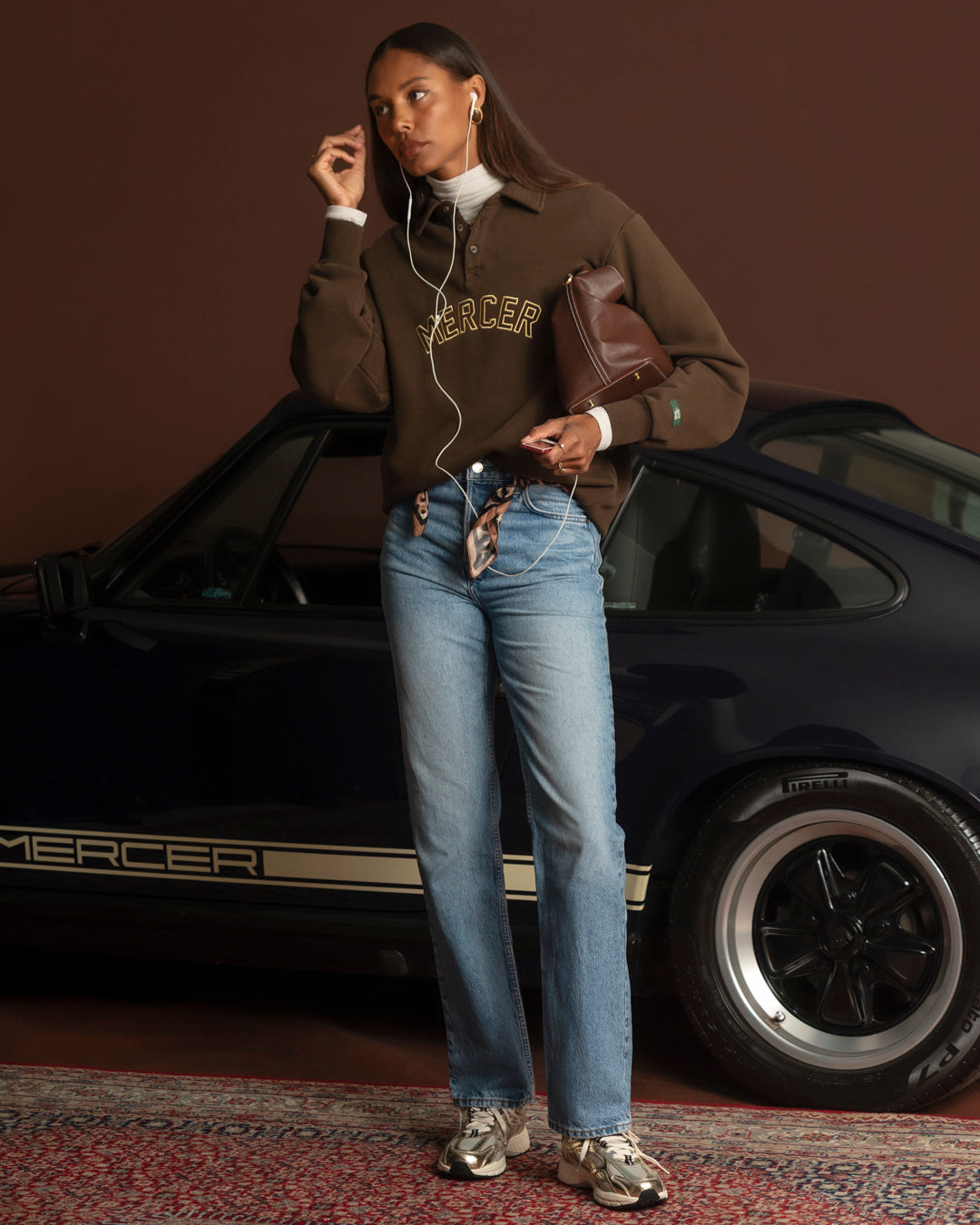 Mercer The Re-Run Cracked gold — lookbook porté