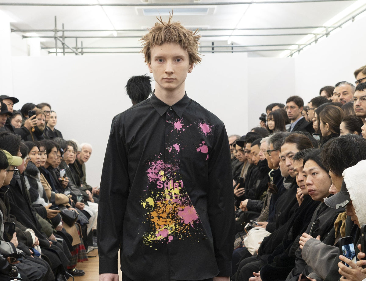 Comme des Garçons SHIRT AW26 – chemise paint splatter