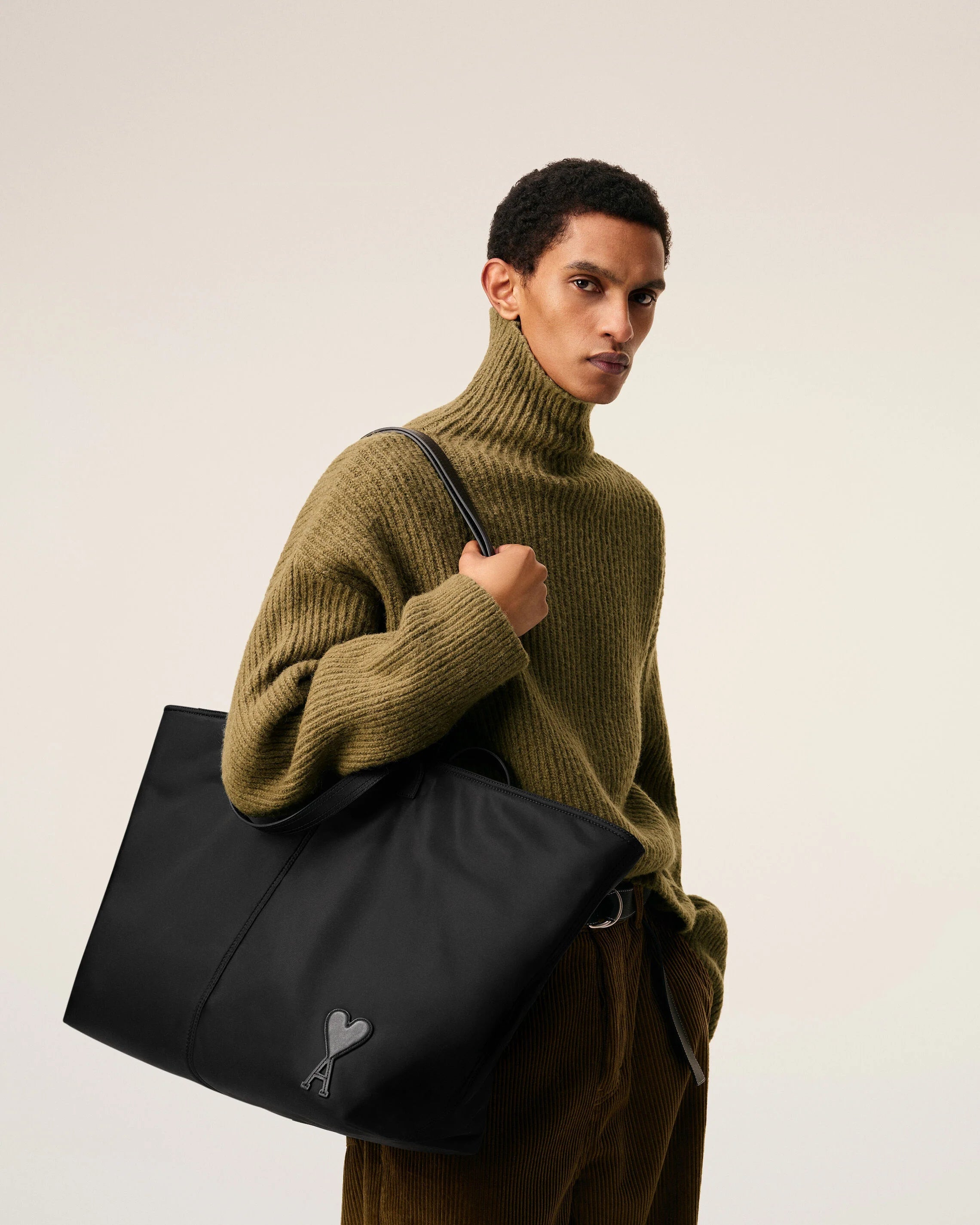 Ami Paris - Cabas Marcel - Noir - Accessoires - ULL709.AW0001