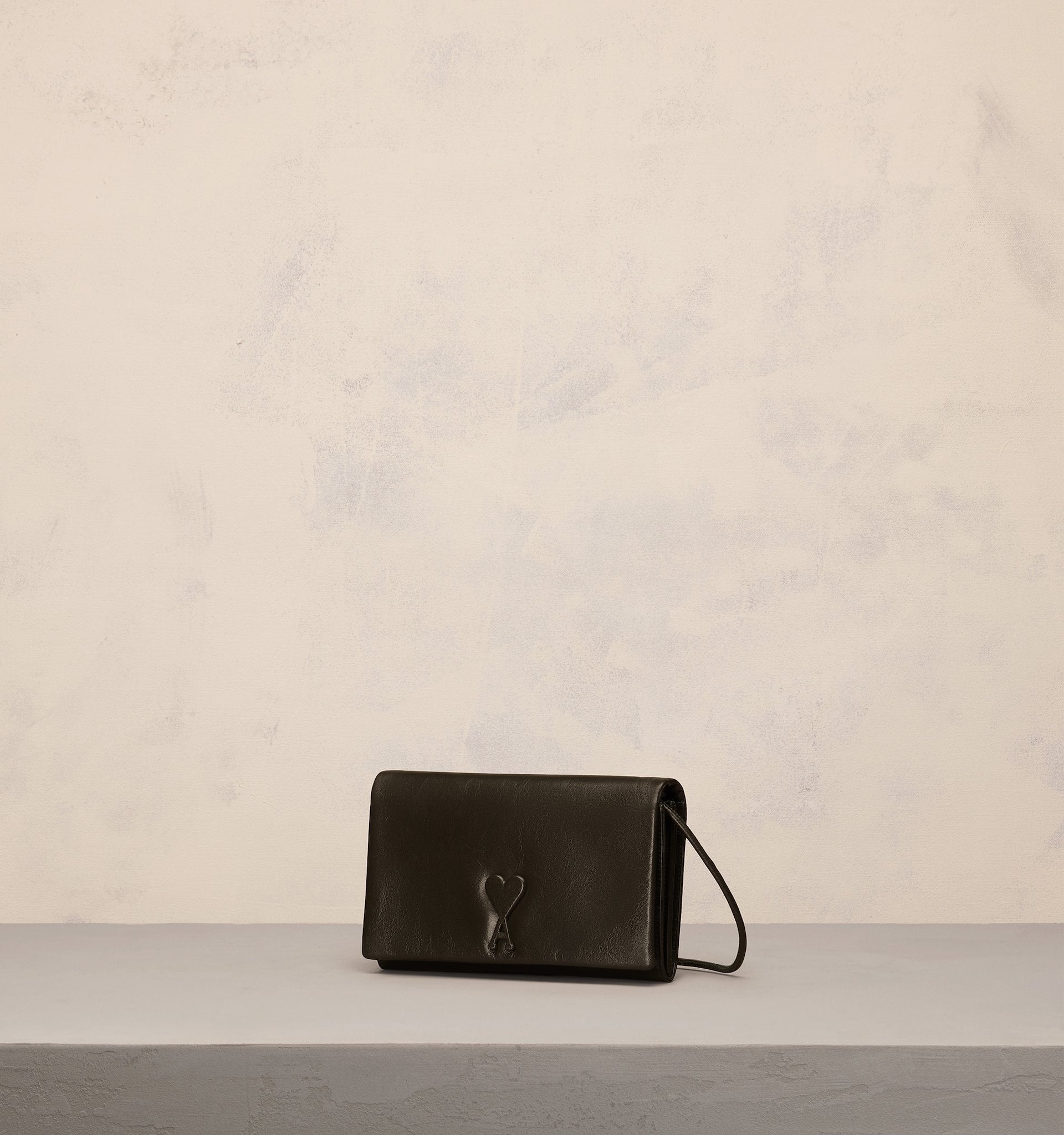 Ami Paris - Portefeuille bandoulière - Black-Accessoires-ULL164.AL0052001