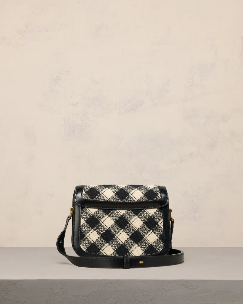 Ami Paris - Sac à Main Paris Paris - Noir/Ecru - Accessoires - ULL005.AW0051