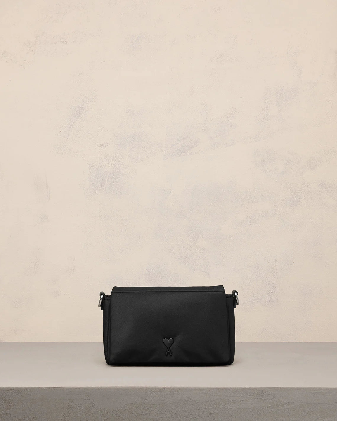 Ami Paris - Sac Lunch Box Ami de Coeur Nylon Bomber Noir - Accessoires - ULL187.AW0021