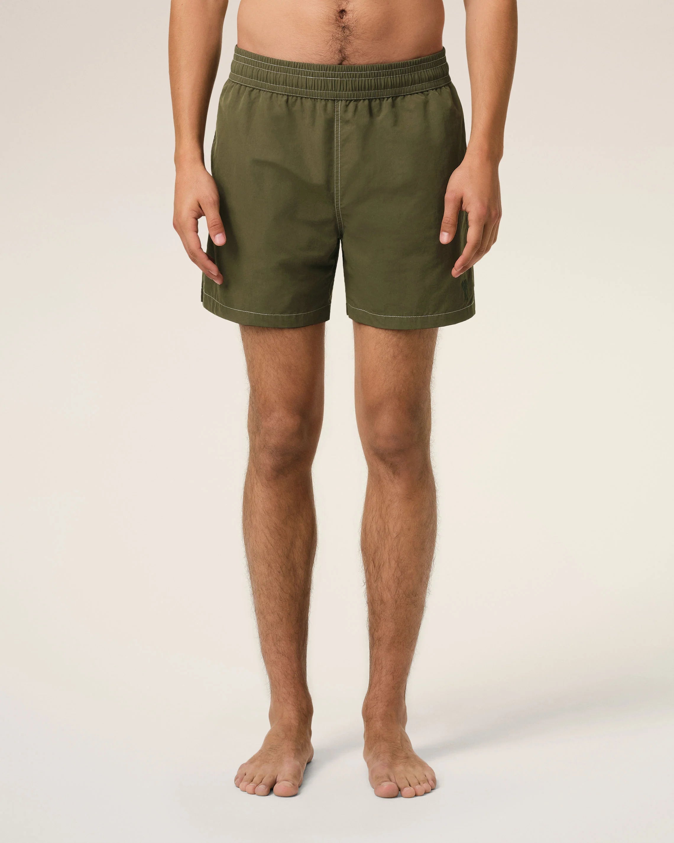 Ami Paris - Short de bain Ami de Coeur - Loden - Accessoires - HBW006.PA0027