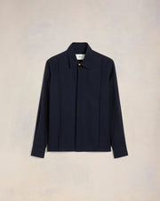 Ami Paris - Chemise en Laine - Navy - Chemises - USH012.WV0026