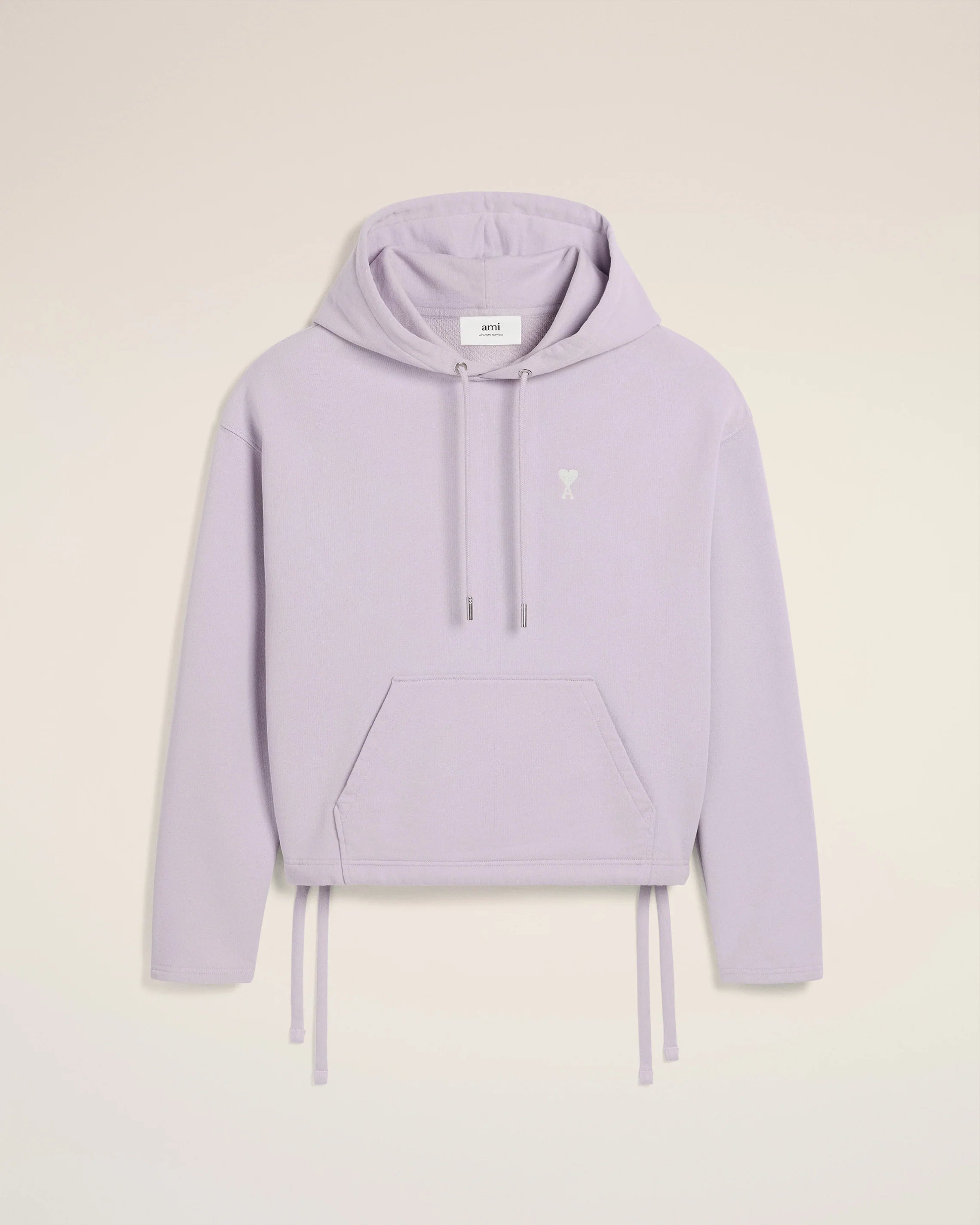 Ami Paris - Hoodie Ami de Coeur En Coton - Lilas - Pulls et Sweats - FSW260.730