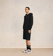 Ami Paris - Hoodie Zippé Ami de cœur - Noir - Pulls et Sweats - BFUSW435.730