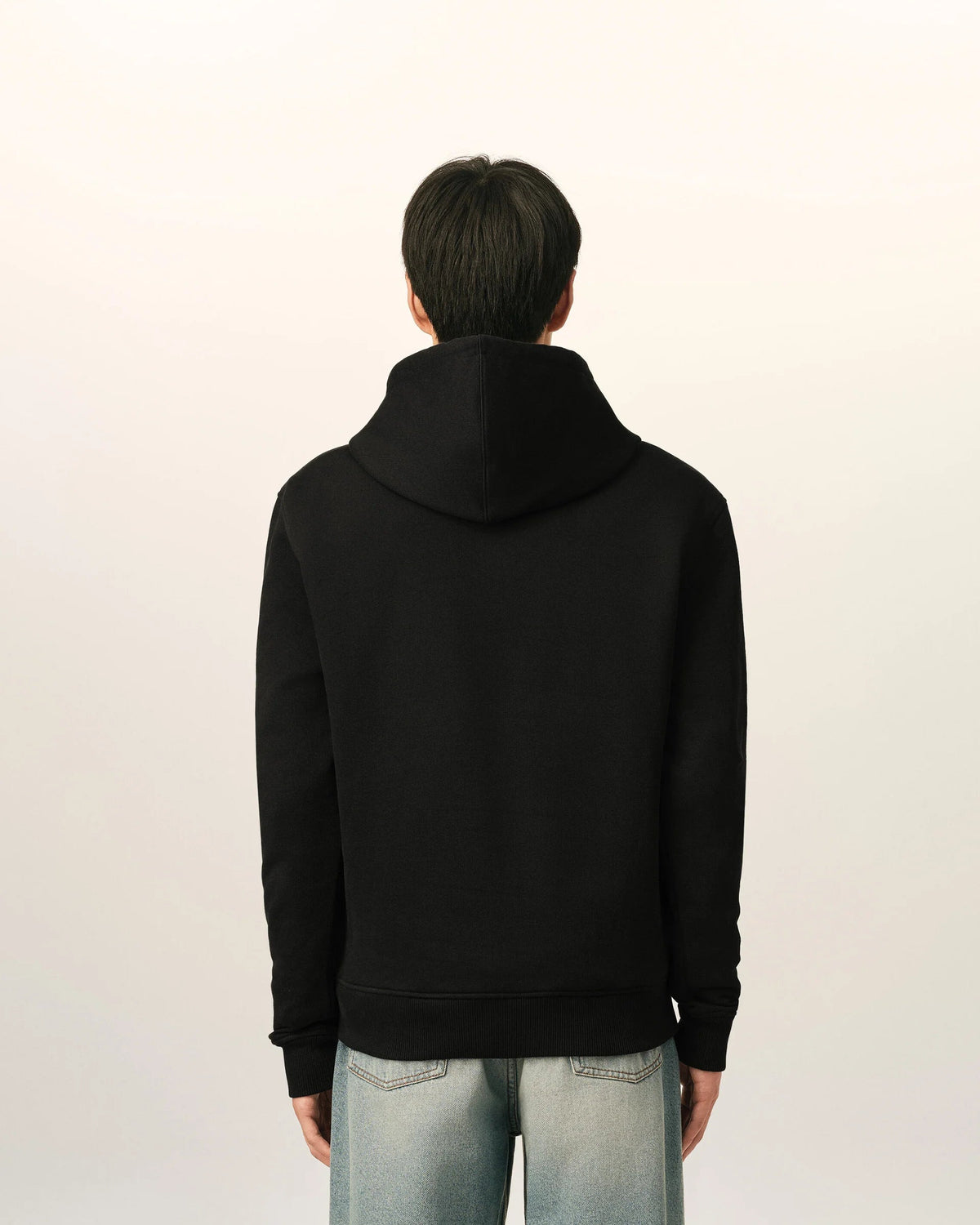 Ami Paris - Sweat à Capuche Classique Ami de Cœur - Noir et Rouge-Pulls et Sweats-BFUSW235.730