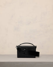 Ami Paris - Leather Lunchbox Cuir Lisse - Noir - Sac - ULL104