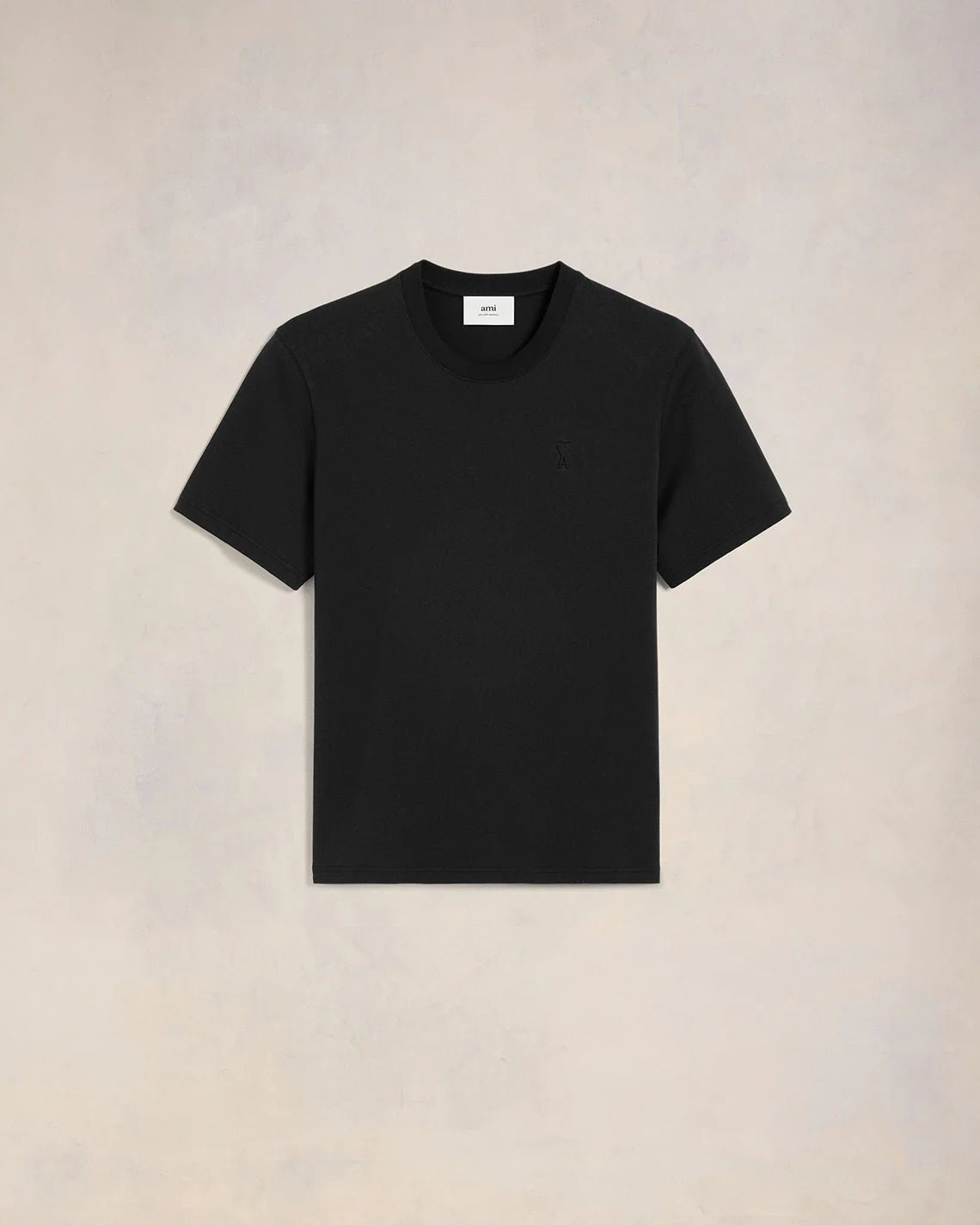 Ami Paris - T-shirt Ami de Coeur Relief - Noir - UTS027 - T-shirts - UTS027