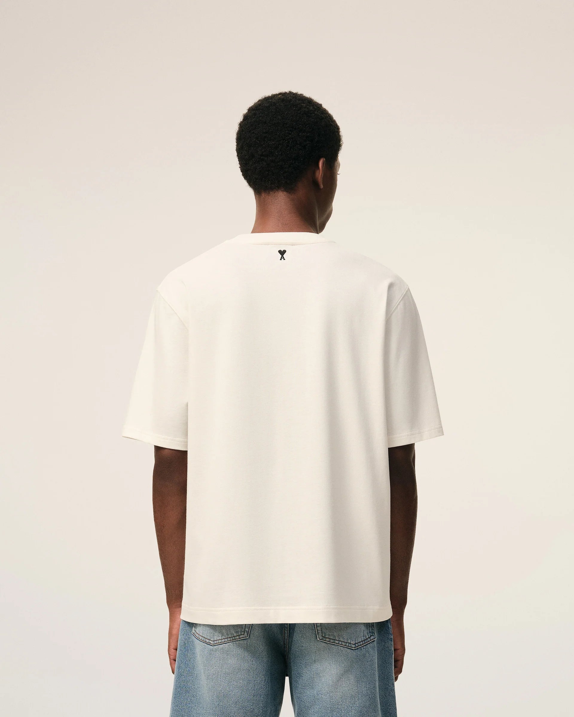 Ami Paris - T-shirt Imprimé Ami Paris héritage - Blanc Crème - T-shirts - UTS385.726