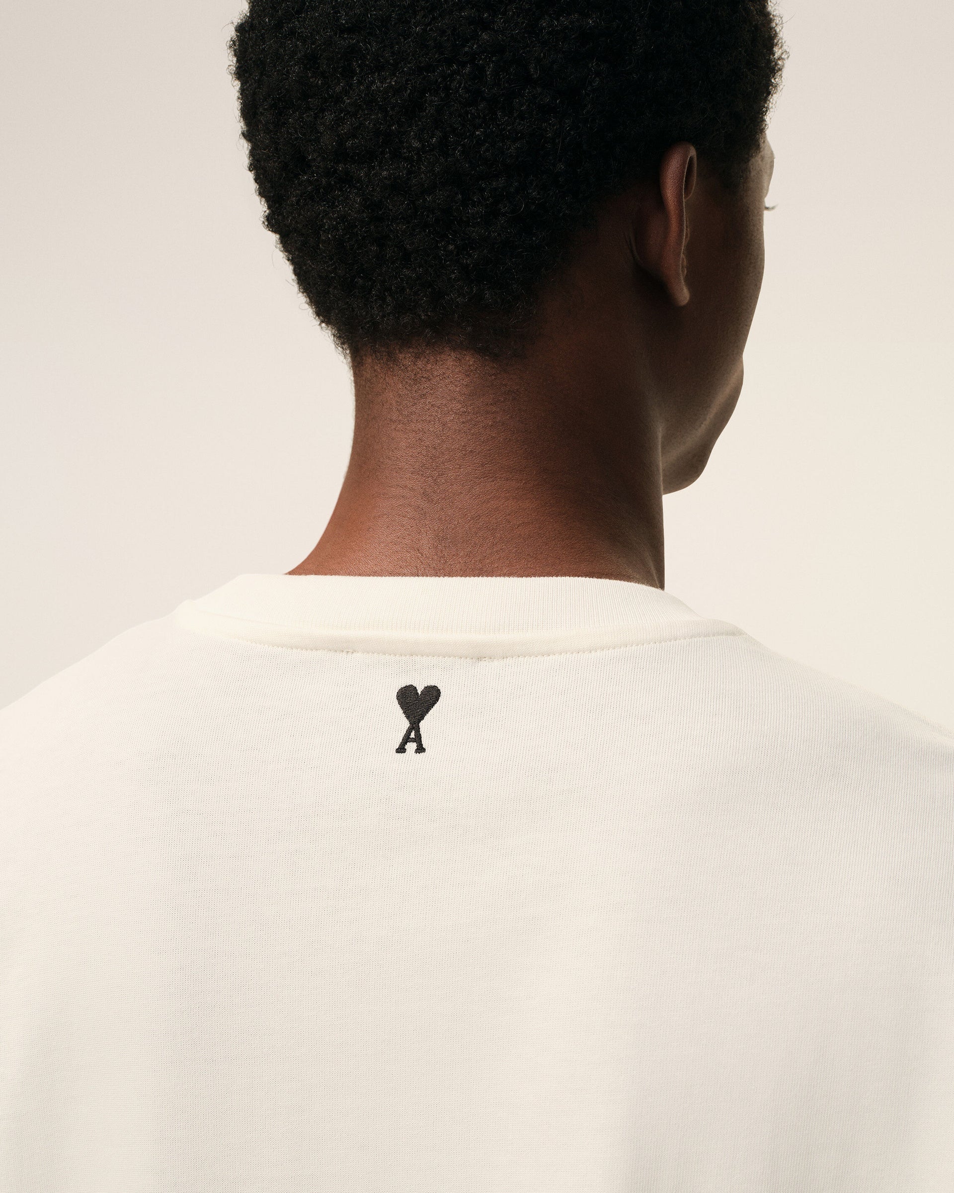 Ami Paris - T-shirt Imprimé Ami Paris héritage - Blanc Crème - T-shirts - UTS385.726