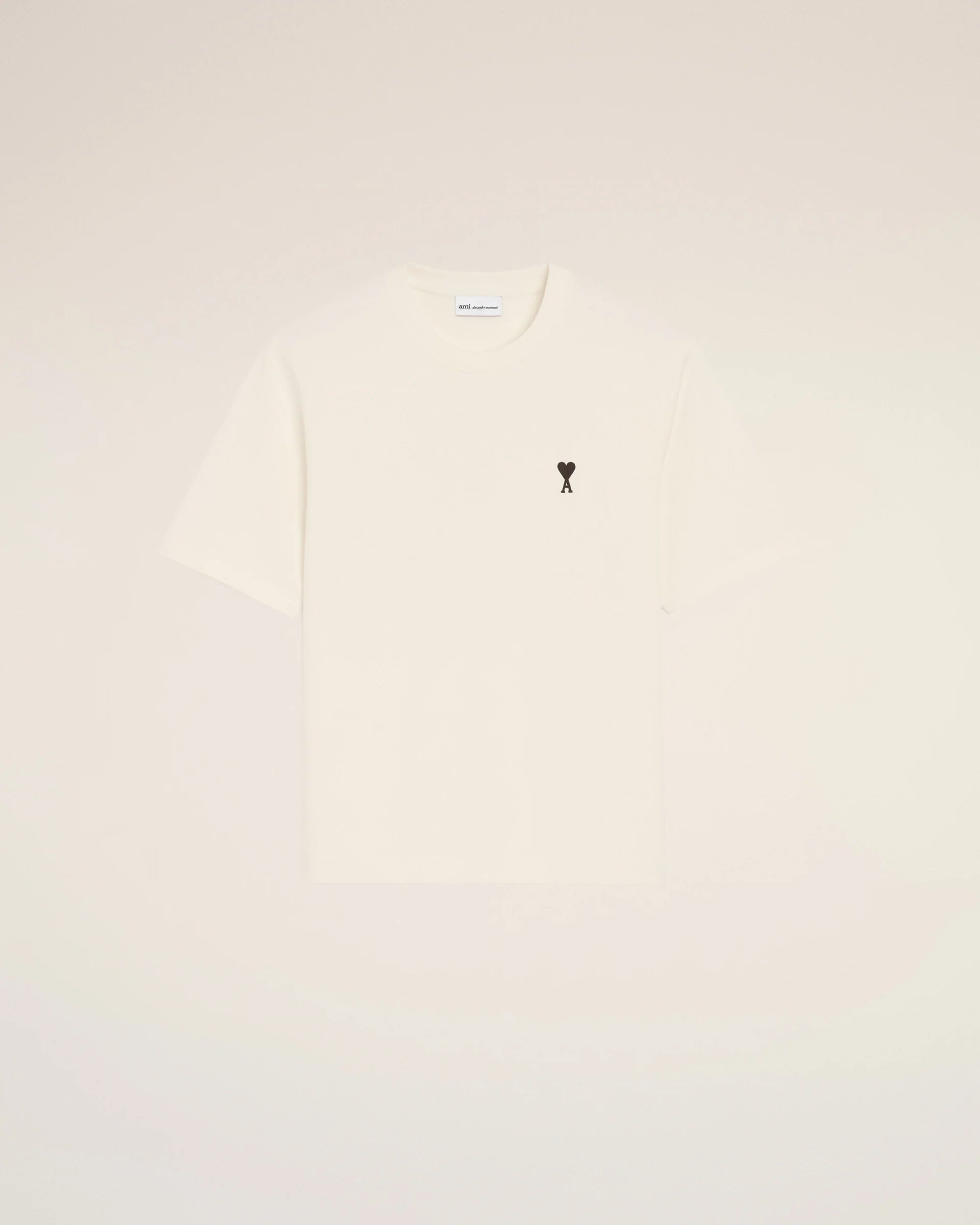 Ami Paris - T-shirt Place des Victoires - Blanc Crème - T-shirts - UTS387.726