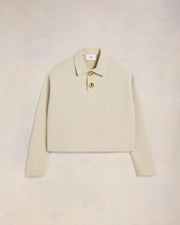 Ami Paris - Polo Cropped Sable - Tops - FPL318.750