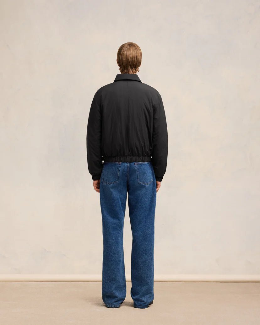 Ami Paris - Bomber Zippé Ami de Coeur - Noir - Vestes et Manteaux - HJK034.PA0009