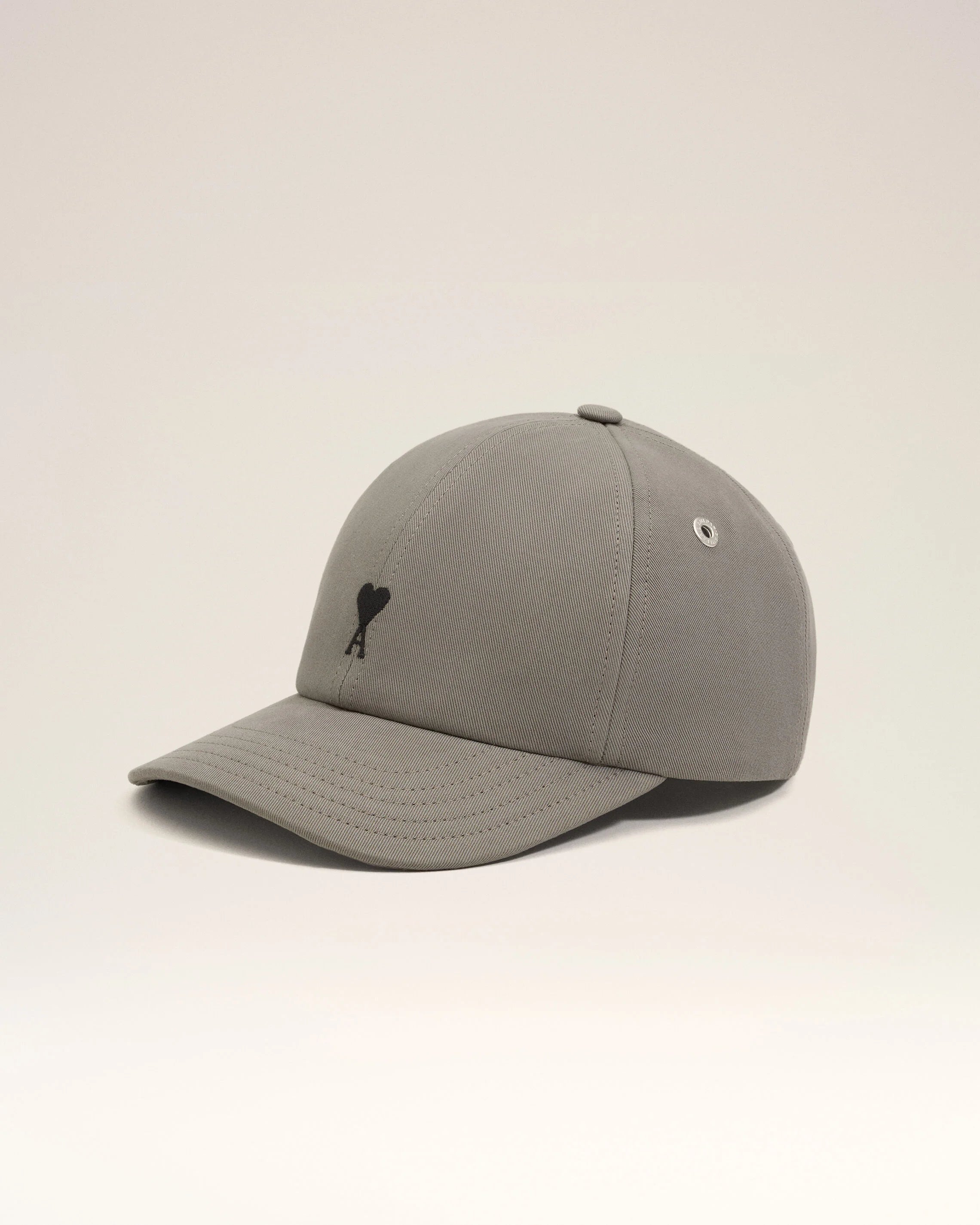 Ami Paris - Casquette Carbon Broderie Ami de Coeur noir