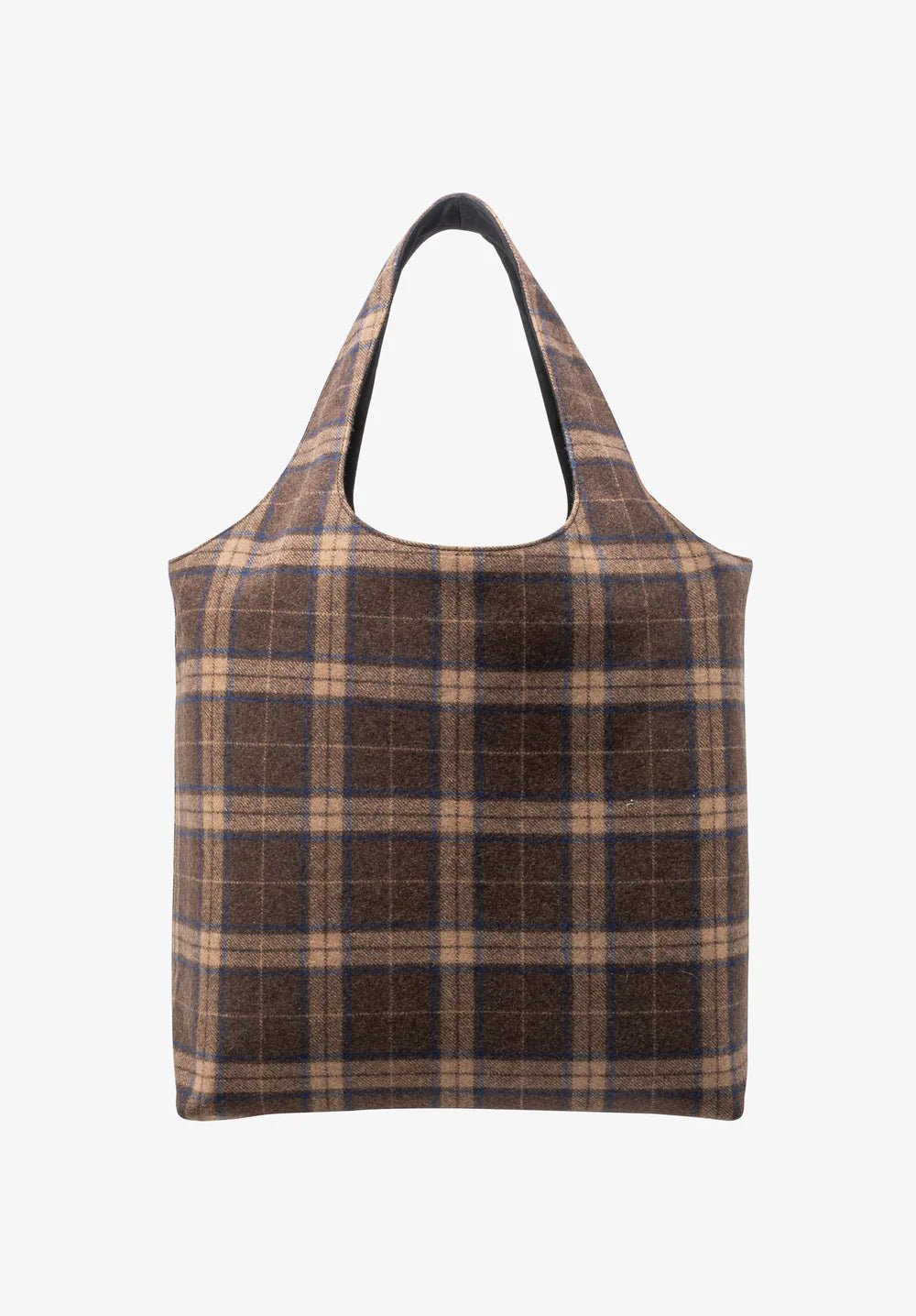 A.P.C - Tote Ninon - Marron (Carreaux Laine) - Accessoires - WOARS - M61565