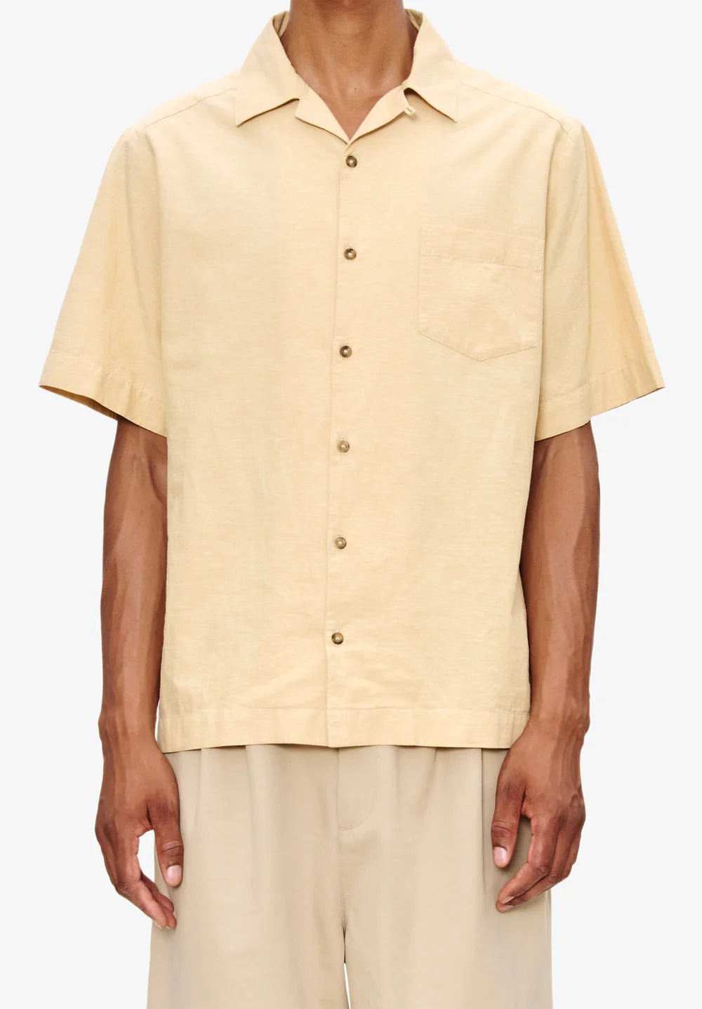 A.P.C. - Chemise Manches Courtes - Beige - Chemises - COHNN-H12649