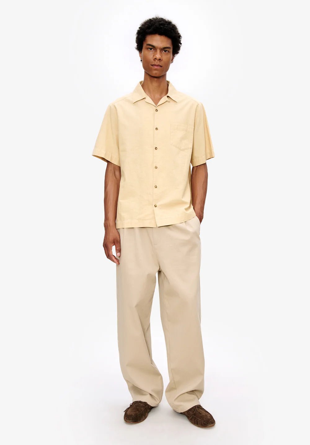 A.P.C. - Chemise Manches Courtes - Beige - Chemises - COHNN-H12649